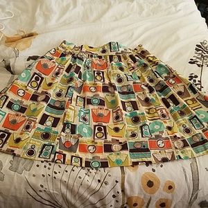 Funky A Line Skirt For the Camera Lover